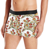 Red tulips and daffodils pattern Men's All Over Print Boxer Briefs Men's Underwear