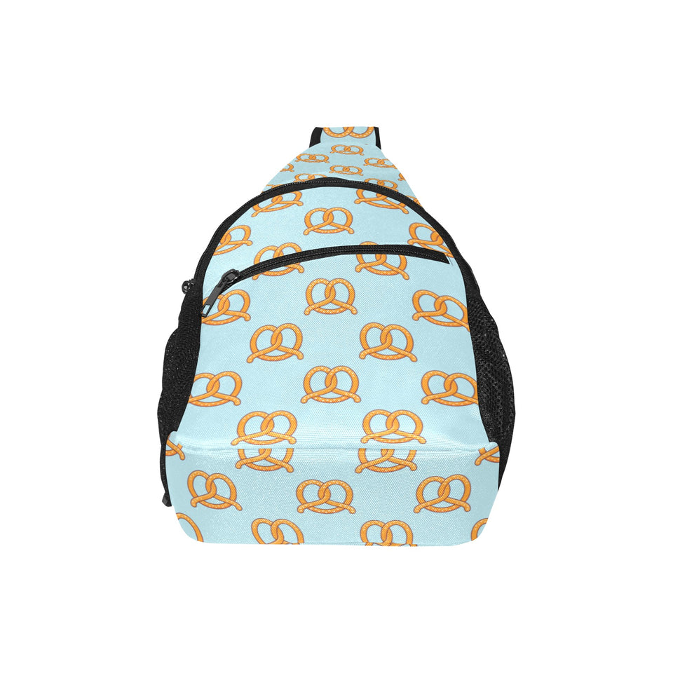 Pretzels Pattern Print Design 03 All Over Print Chest Bag