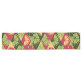 Cool Geometric lime pattern Table Runner