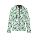 Pelican Pattern Print Design 01 Women's Padded Hooded Jacket