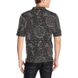 Pizza pattern Men's All Over Print Polo Shirt