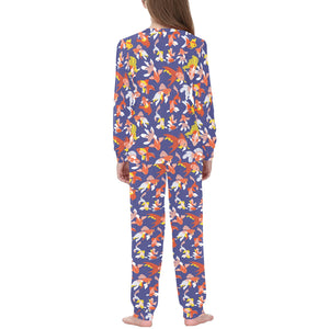 Goldfish Pattern Print Design 04 Kids' Boys' Girls' All Over Print Pajama Set