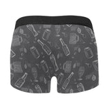 Beer hand drawn pattern Men's All Over Print Boxer Briefs Men's Underwear