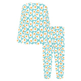 Fried Eggs Pattern Print Design 04 Women's All Over Print Pajama Set