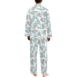 Shell polynesian tribal Men's Long Pajama Set