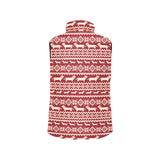 Dachshund Nordic pattern Women's Padded Vest