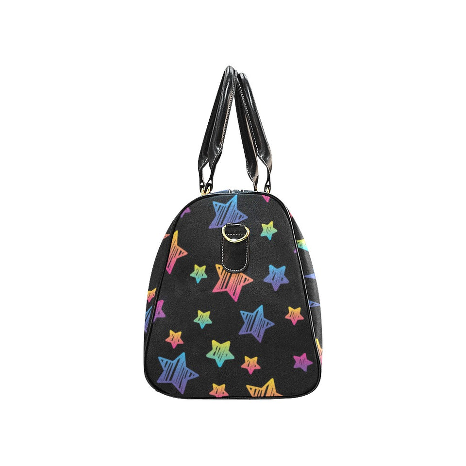 Colorful star pattern Travel Bag