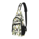 Canabis Marijuana Weed Pattern Print Design 05 All Over Print Chest Bag