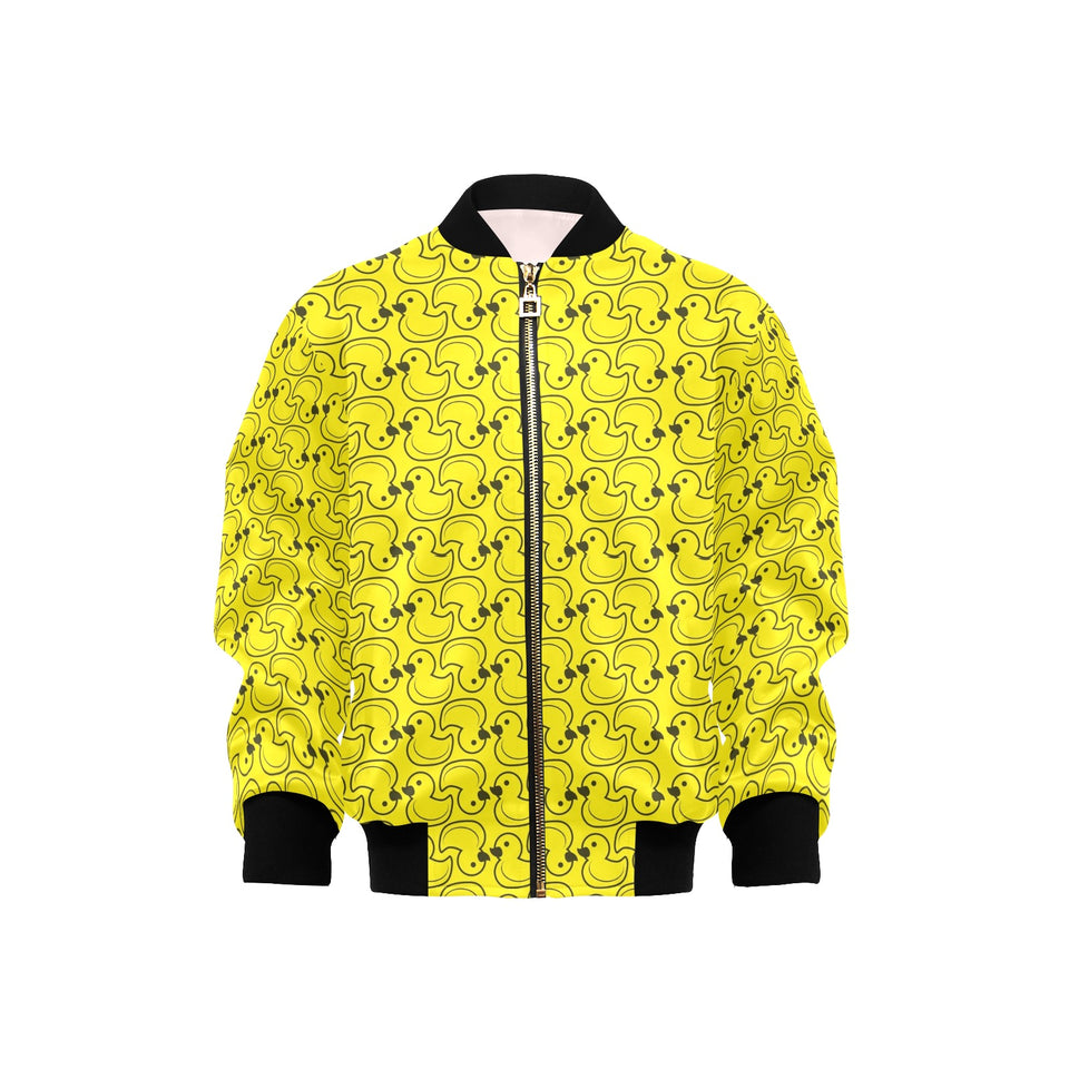 Duck Pattern Print Design 02 Kids' Boys' Girls' Bomber Jacket