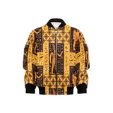 Egypt Hieroglyphics Pattern Print Design 05 Kids' Boys' Girls' Bomber Jacket