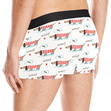 Cute dachshund bone pattern Men's All Over Print Boxer Briefs Men's Underwear