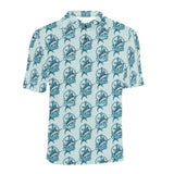 Swordfish Pattern Print Design 05 Men's All Over Print Polo Shirt