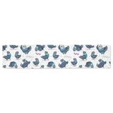 Pigeon Pattern Print Design 02 Table Runner