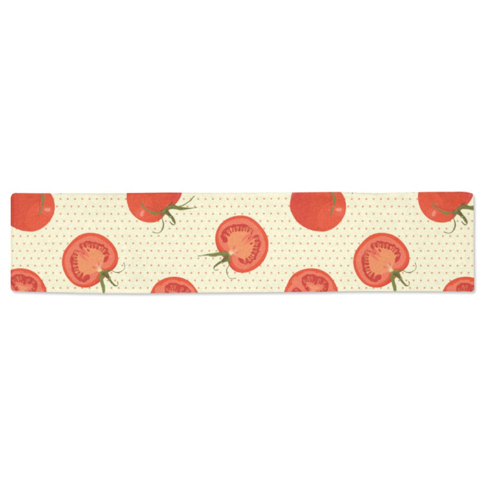 Tomato dot background Table Runner