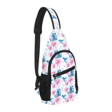 Hummingbird Pattern Print Design 02 All Over Print Chest Bag