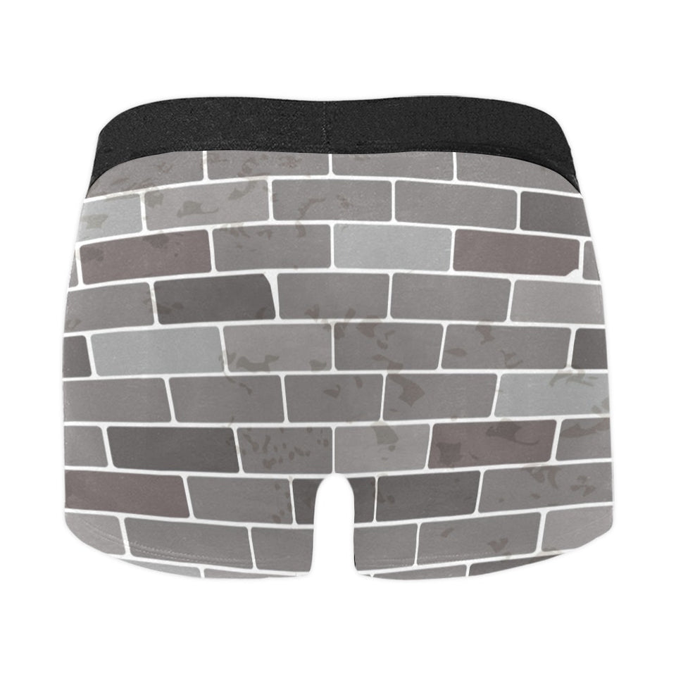 Brick Printed Pattern Print Design 05 Men's All Over Print Boxer Briefs Men's Underwear