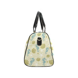 Seahorse shell starfish pattern background Travel Bag