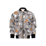 Halloween design pattern Kids' Boys' Girls' Bomber Jacket