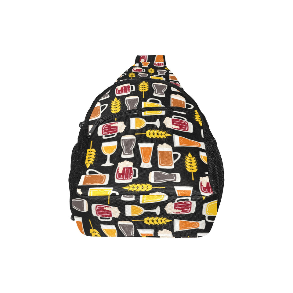 Beer type pattern All Over Print Chest Bag