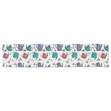 Tea pots Pattern Print Design 05 Table Runner