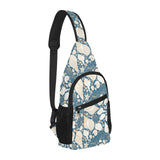 Sea turtle Polynesian Tribal design pattern All Over Print Chest Bag