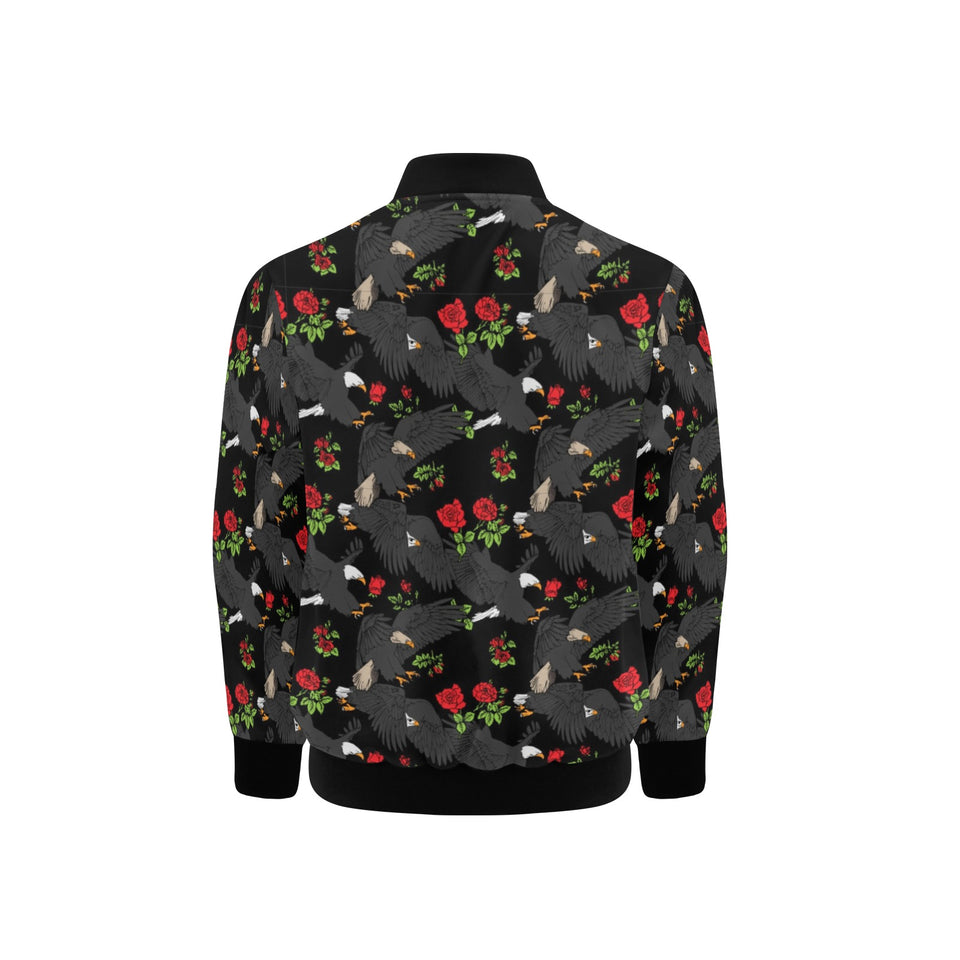 Eagle Pattern Print Design 04 Kids' Boys' Girls' Bomber Jacket
