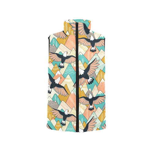Eagle Pattern Print Design 02 Men's Padded Vest