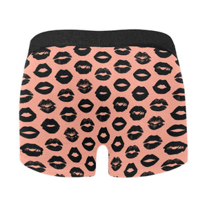 Lips Pattern Print Design 02 Men's All Over Print Boxer Briefs Men's Underwear