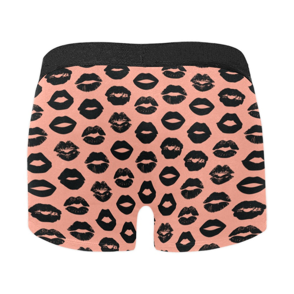 Lips Pattern Print Design 02 Men's All Over Print Boxer Briefs Men's Underwear