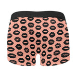 Lips Pattern Print Design 02 Men's All Over Print Boxer Briefs Men's Underwear