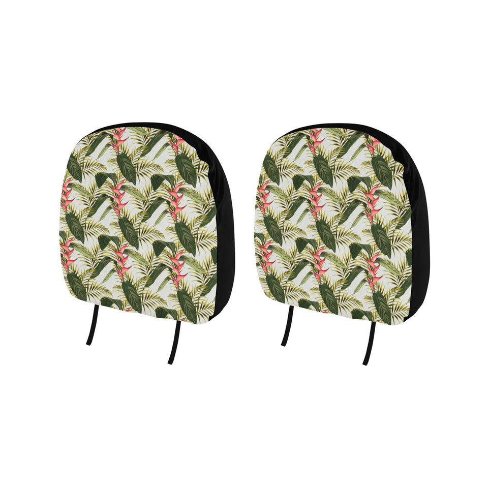 heliconia pattern Car Headrest Cover