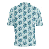 Swordfish Pattern Print Design 05 Men's All Over Print Polo Shirt