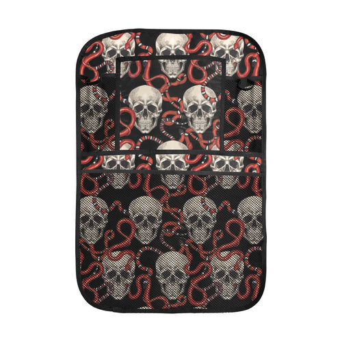 Red snake skull pattern Car Seat Back Organizer
