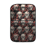 Red snake skull pattern Car Seat Back Organizer