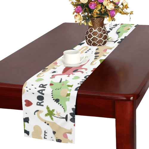 Cute dinosaurs pattern Table Runner