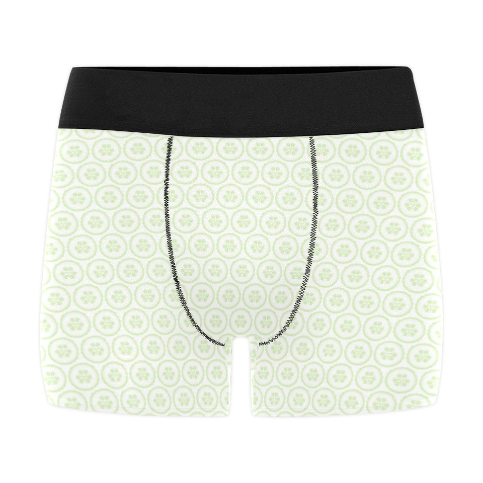 Cucumber pattern background Men's All Over Print Boxer Briefs Men's Underwear