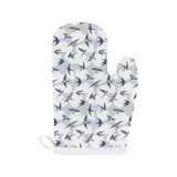 Swallow Pattern Print Design 05 Heat Resistant Oven Mitts