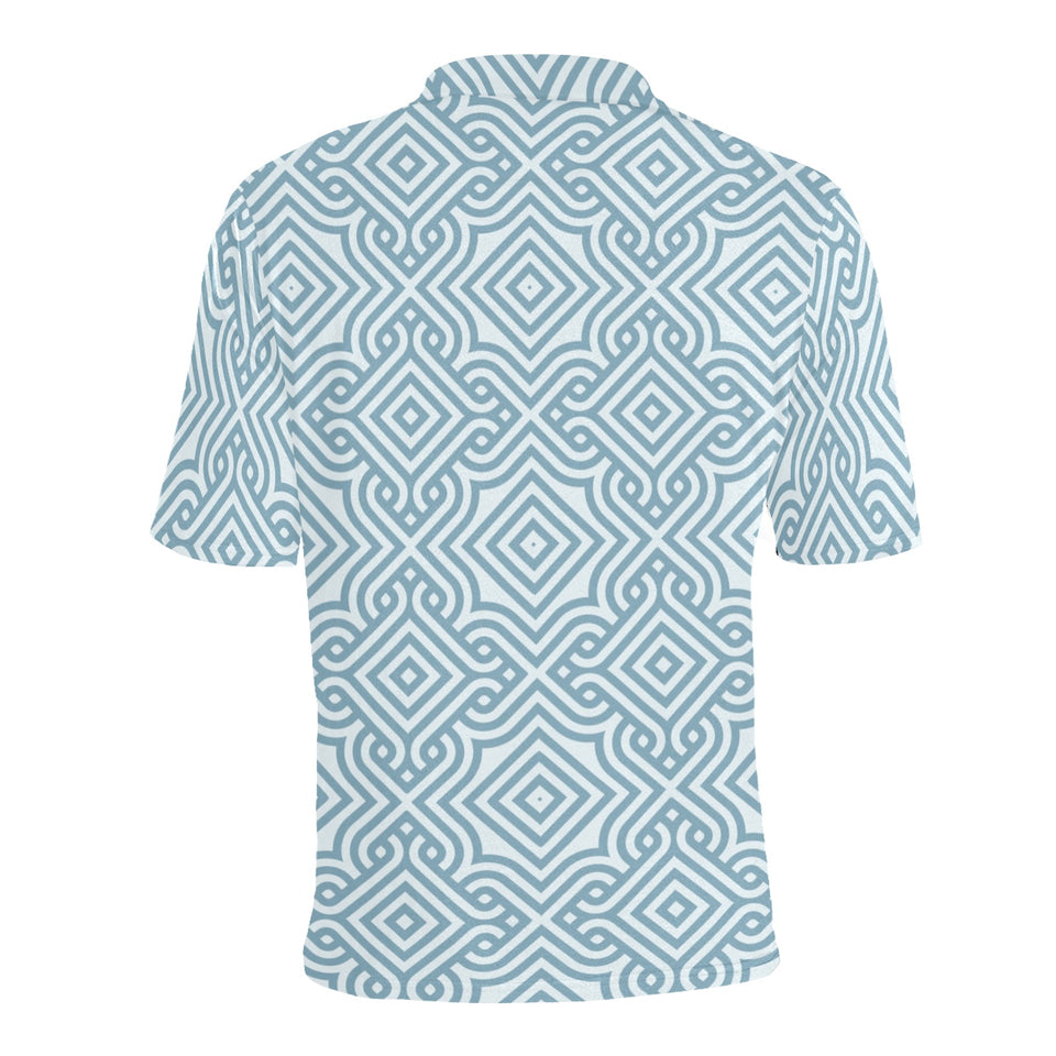 arabic pattern Men's All Over Print Polo Shirt