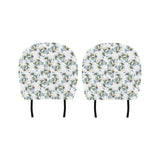 Peacock feather pattern Car Headrest Cover