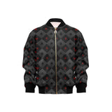 Casino Cards Suits Pattern Print Design 05 Kids' Boys' Girls' Bomber Jacket