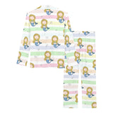 Cute hand drawn mermaid Women's Long Pajama Set
