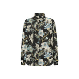 Japanese crane ornament elements Women's Long Sleeve Polo Shirt