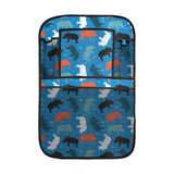 Colorful rhino pattern Car Seat Back Organizer