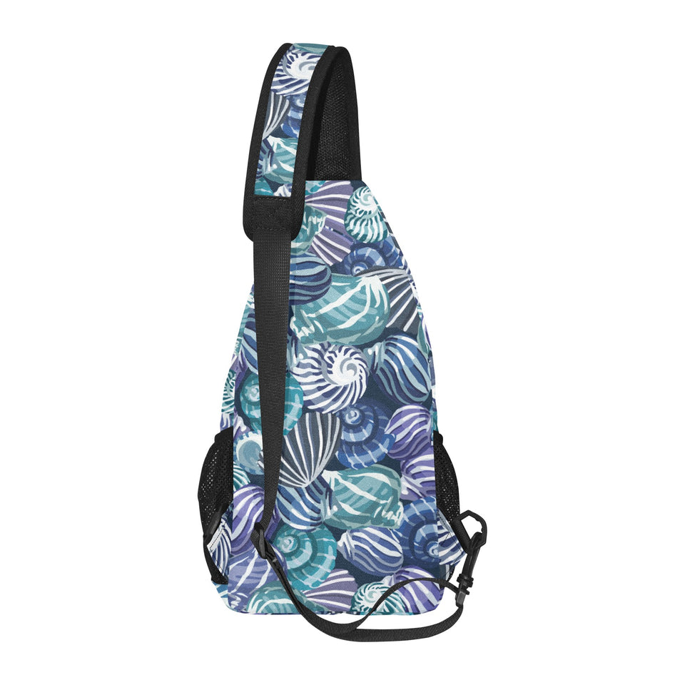 Shell design pattern All Over Print Chest Bag