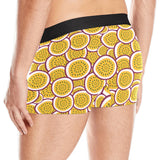 Passion fruits slice pattern Men's All Over Print Boxer Briefs Men's Underwear