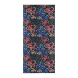 Octopus sea wave tropical fishe pattern Beach Towel