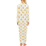 Pancake Pattern Print Design 05 Women's All Over Print Pajama Set
