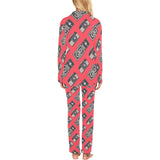 Camera Pattern Print Design 05 Women's Long Pajama Set