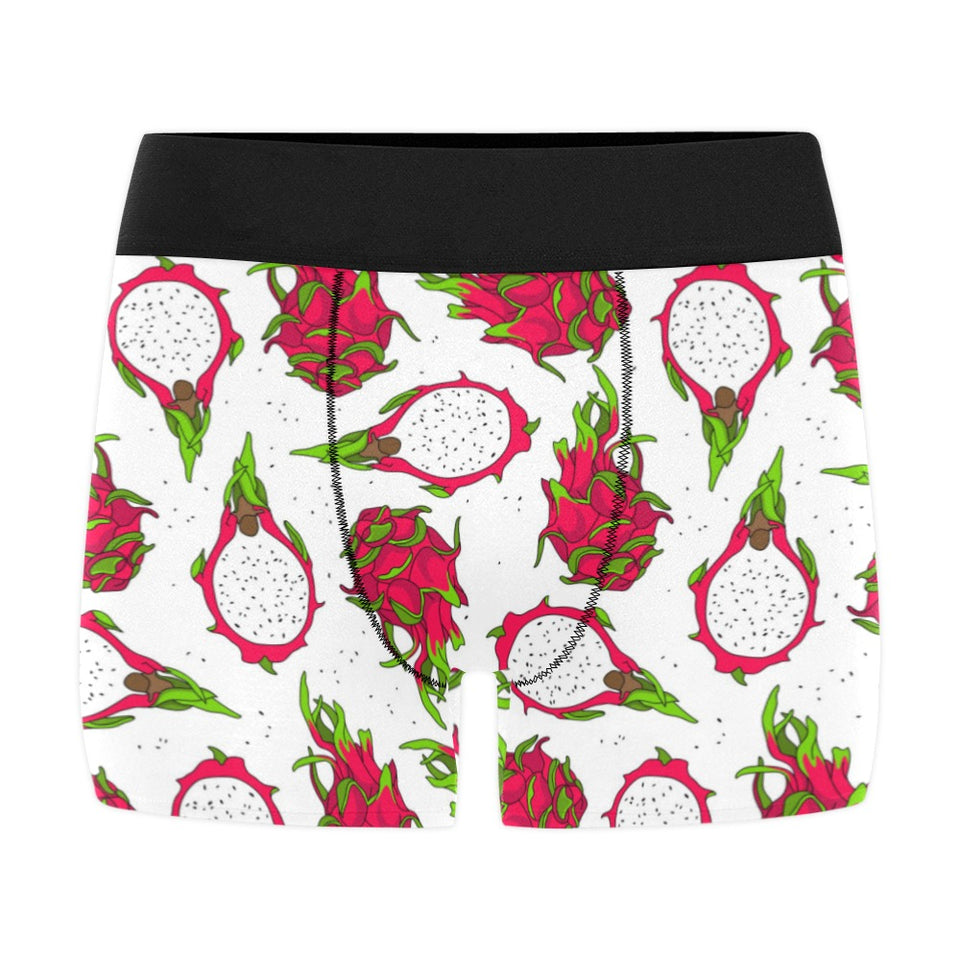 dragon fruits white background Men's All Over Print Boxer Briefs Men's Underwear