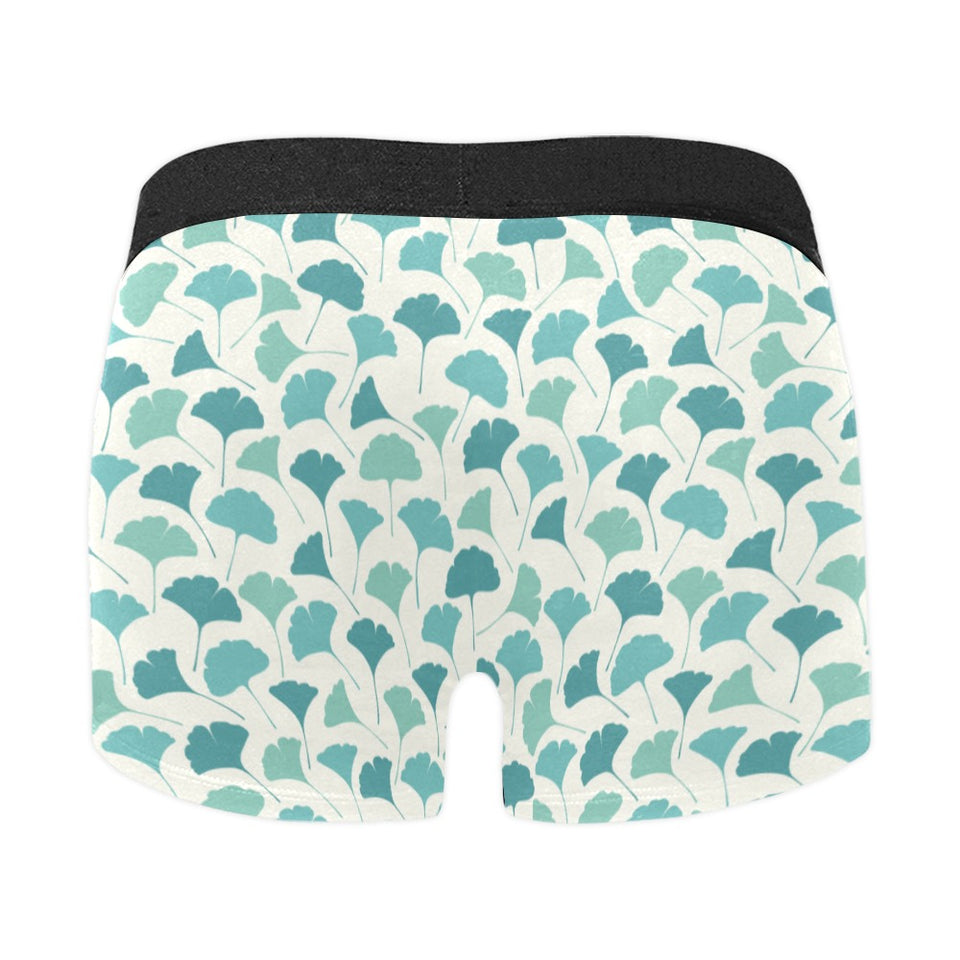 Green ginkgo leaves pattern Men's All Over Print Boxer Briefs Men's Underwear